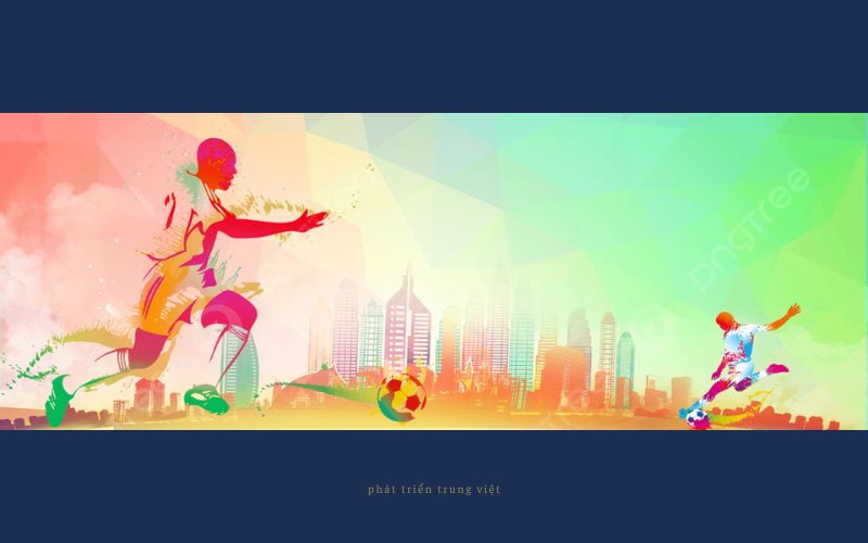 Background bóng đá đẹp cho giải đấu sinh viên – học sinh